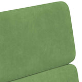 Dining Chairs with Wheels 2 pcs Light green 58 x 65 x 98 cm 42017878