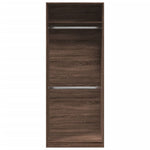 Wardrobe Brown Oak 80x50x200 cm Engineered Wood 3307798