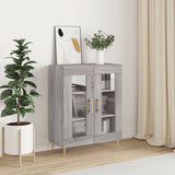 Sideboard Grey Sonoma 69.5x34x90 cm Engineered Wood 827778