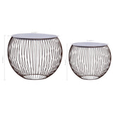 Coffee Table 2 pcs Gold 287660