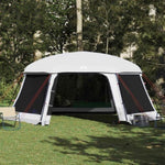 ZNTS Pool Tent with Removable Fly & Mesh Walls Grey 618x532 cm 4100630