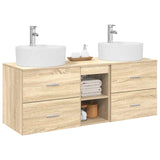 Bathroom Cabinet Set 3 pcs Sonoma Oak 49.5 x 44.5 x 65 cm 3405877