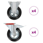 8 pcs Casters 160 mm 278051