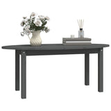 Coffee Table Grey 110x55x45 cm Solid Wood Pine 822344