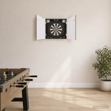 Dartboard Cabinet Black 56 x 12 x 63 cm Engineered Wood 8006652