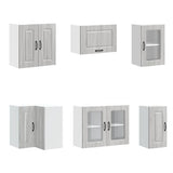 11 Piece Kitchen Cabinet Set Kalmar Grey Sonoma Engineered Wood 3314887