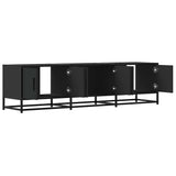 TV Cabinet Black 150x35x41 cm Engineered Wood and Metal 848859