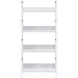 4-Layer Book Shelf White 60x27.6x124.5 cm Engineered Wood 288224