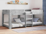 Bunk Bed for Kids Concrete Grey 100 x 200 cm Engineered Wood 3410510