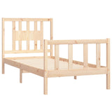 Bed Frame without Mattress Solid Wood Pine 100x200 cm 3188156