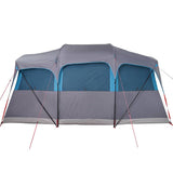 Family Tent with Roof Blue and Grey 435 x 255 x 216 cm 4100686