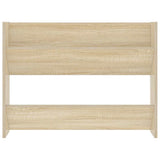 Wall Shoe Cabinets 2 pcs Sonoma Oak 80x18x60cm Engineered Wood 806748