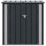 Garden Storage Box Black 101.5 x 57 x 100.5 cm Steel 42011279