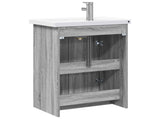 Bathroom Furniture Set Grey Sonoma 81 x 40 x 84.5 cm 3404287