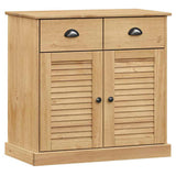 Sideboard with Drawers VIGO 78x40x75 cm Solid Wood Pine 353202