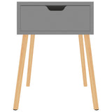 Bedside Cabinets 2 pcs Grey 40x40x56 cm Engineered Wood 326800