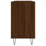 Bathroom Cabinet Brown Oak 80x33x60 cm Engineered Wood 831635