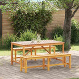 Garden Dining Set 3 pcs Brown Solid acacia wood 3154115