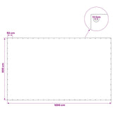 Tarpaulin with Eyelets Green 6 x 10 m 140 gsm PE 42039253