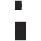 Garage Cabinets 2 pcs Black Engineered Wood 3328288