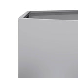 Garden Planter Hexagon 138x120x45 cm Galvanized Steel 851141