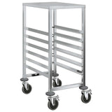 Tray Trolley with 6 GN Containers 39x55x87 cm Stainless Steel 4108073