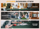9FT Folding Tennis Table, with 8 Wheels, for Indoor Use, Green T3398P425042