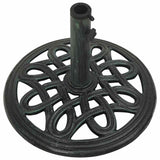 Umbrella Base Green 40x40x32 cm Cast Iron 317765