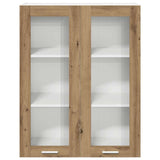 Hanging Cabinet Artisan Oak 80 x 31 x 100 cm Engineered Wood 884401