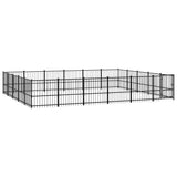 Outdoor Dog Kennel Steel 28.23 m 3124636