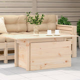 Garden Table 100x50x75 cm Solid Wood Pine 844908
