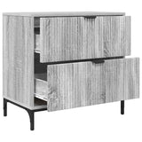 Bedside Table Grey sonoma 63.5 x 36 x 61 cm Engineered wood 883470
