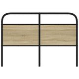 Replace Headboard Sonoma Oak 135 cm Steel and Engineered Wood 4100290