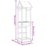 Play Tower Brown 52.5 x 46.5 x 195 cm Solid Douglas Wood 3417170