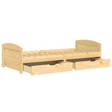 Day Bed with 2 Drawers without Mattress "IRUN" 90x200 cm 3185207