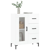 Sideboard High Gloss White 69.5x34x90 cm Engineered Wood 828046