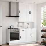 Kitchen Unit PORTO 5 pcs White Engineered Wood 3438285