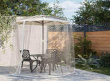 Mosquito Net for Umbrella 220 Mesh White 330x250 cm 4010041