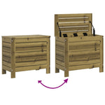 ZNTS 10 Piece Garden Sofa Set Impregnated Wood Pine 3250683