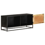 TV Cabinet 90x30x40 cm Rough Mango Wood 323150