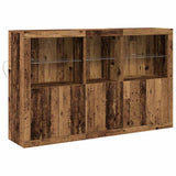 LED Sideboard Old Wood 162 x 37 x 100 cm Engineered Wood 3333122