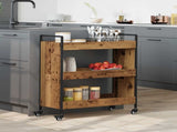 Kitchen Trolley Old Wood 70 x 30 x 82 cm Engineered Wood 879624