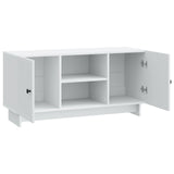TV Cabinet 102 x 34.5 x 50 cm White Engineered Wood 894005