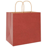 Paper Bags 250 pcs with Handles Red 26x17x25 cm 4101759