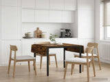 Extendable Dining Table 120 x 81.5 x 75 cm Engineered Wood 8006117