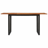 Dining Table 160x80x75 cm Solid Wood Acacia 373618