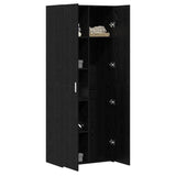 Highboard 2 pcs Black Oak 70 x 42.5 x 185 cm 3365593
