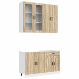 Kitchen Unit PORTO 4 pcs Sonoma Oak Engineered Wood 3438347