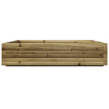 Garden Planter 110x110x26.5 cm Impregnated Wood Pine 847327