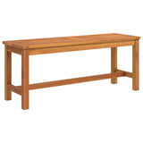 ZNTS Garden Bench 110x35x45 cm Solid Wood Acacia 319419